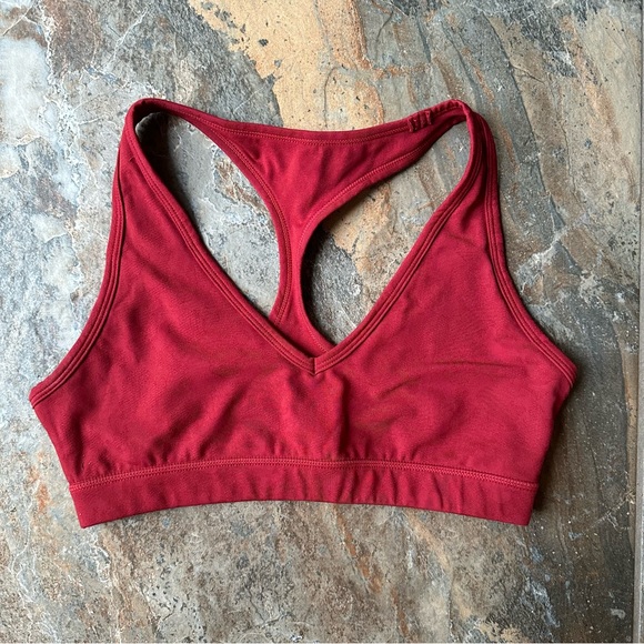 Buffbunny Collection Other - BUFFBUNNY Confidential Sports Bra Red Camo Jacquard Women’s Size Medium